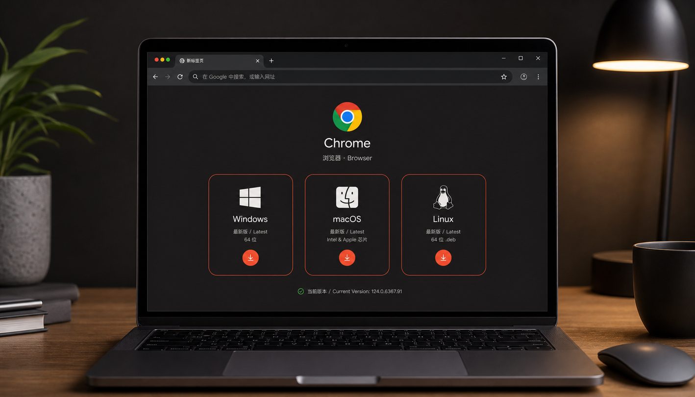 Chrome 多平台下载界面展示
